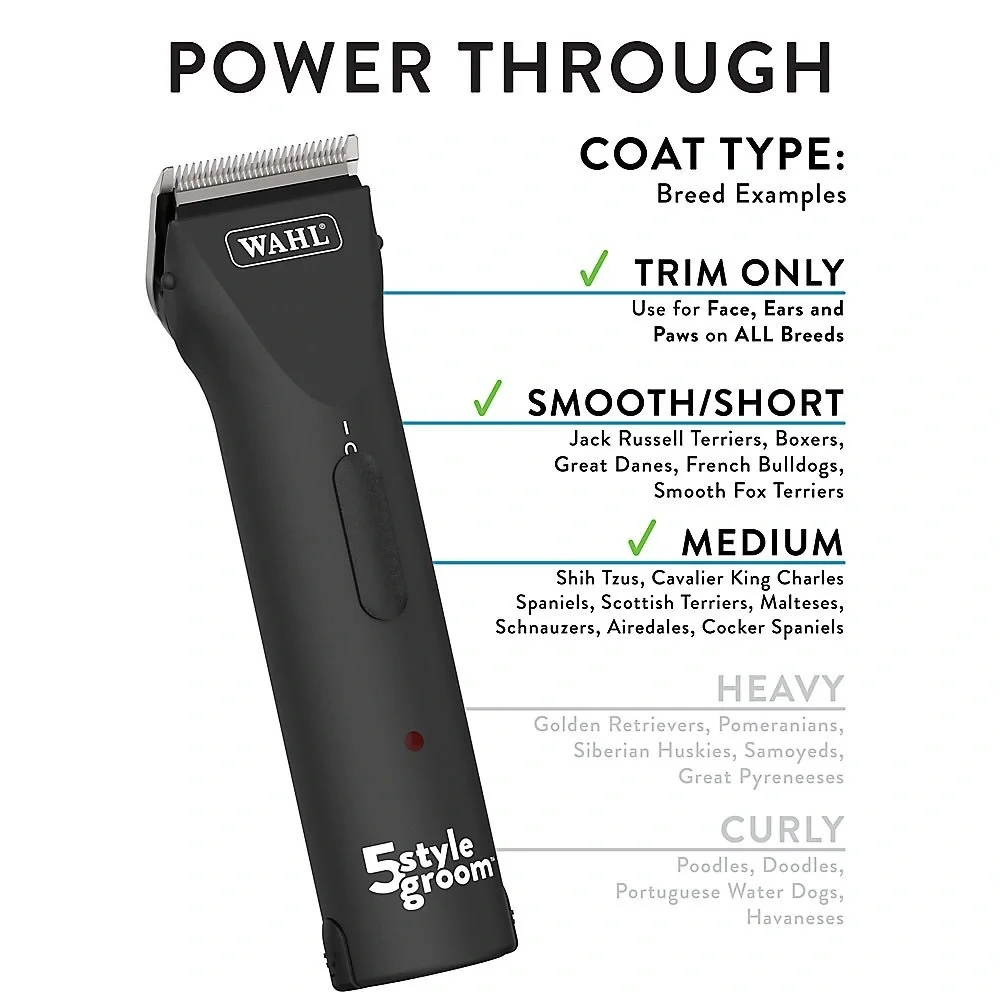 Wahl 5 Style Groom Pet Grooming Clipper